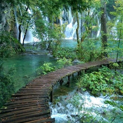 Plitvice Lake- Painting with Diamond