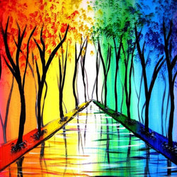 Colorful Trees Diamond Painting