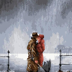 Couple Kissing Diamond Painting Kit
