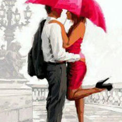 Romantic Couple Paint by Diamonds