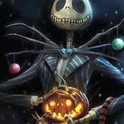 Scary Halloween Paint by Diamonds