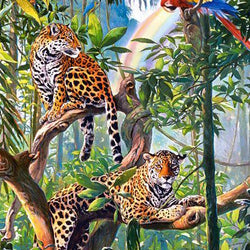 wild animals diamond art kit