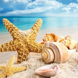 Seashells in the Ocean Diamond Painting