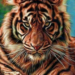 Staggering Tiger Paint by Diamonds