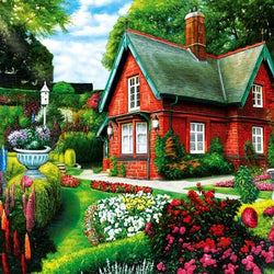 Blooming Garden Paint by Diamonds