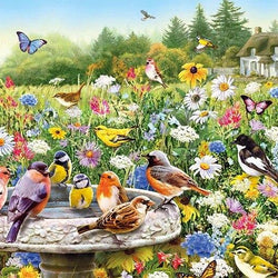 Flowers & Birds DIY Painting 