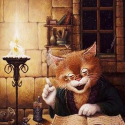 Tales of the Kuzma Cat Diamond Painting