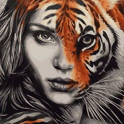 Tiger Lady Paint by Diamonds