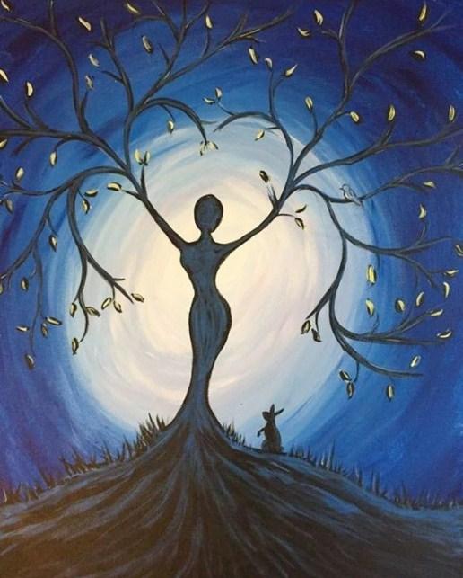 Tree Lady - Paint with Diamonds - Diamond Painting