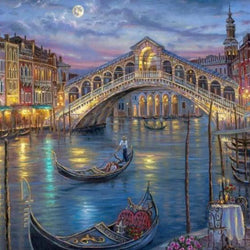 Venice Grand Canal Paint by Diamonds