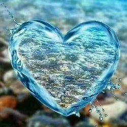 Water Heart Diamond Painting Kit