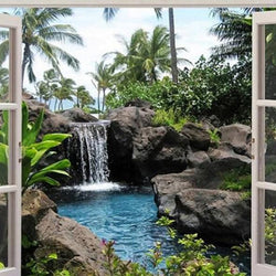 Window to Waterfall Diamond Painting Kit
