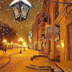 Winter Night Diamond Painting