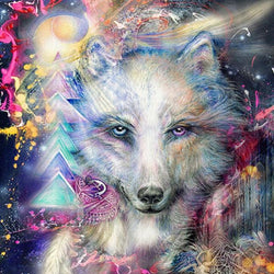 Wolf Beauty Paint by Diamonds