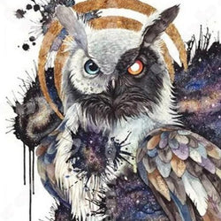 Yin Yang Owl Diamond Painting Kit