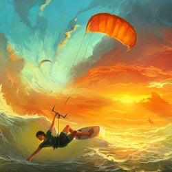 surfer 5D diamond art