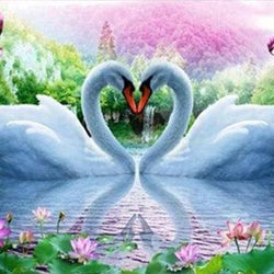 Swans 3D Diamond Painting